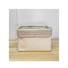 Charger l'image dans la galerie, Panier de rangement en toile de coton Naturel | COLLECTION ZÉTAK