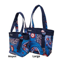 Charger l'image dans la galerie, Sac fourre-tout - AZUL- Moyen - MIRA | COLLECTION ZÉTAK