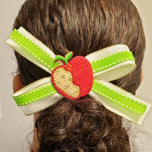 Cargar imagen en el visor de la galería, Barrette À Cheveux - Pomme rouge