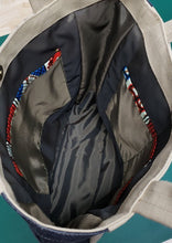 Charger l'image dans la galerie, Sac fourre-tout à double Pochettes en coton - Adèle | COLLECTION ZÉTAK