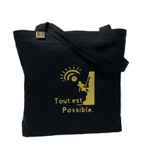 Charger l'image dans la galerie, Sac fourre-tout en coton - Motivation | COLLECTION ZÉTAK