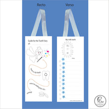 Cargar imagen en el visor de la galería, Carte Guide pour la Fée des dents / Garçon
